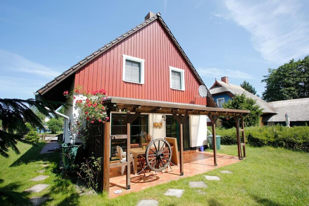 Großes familienfreundliches Ferienhaus Born Exterior foto